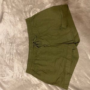 Green old navy shorts